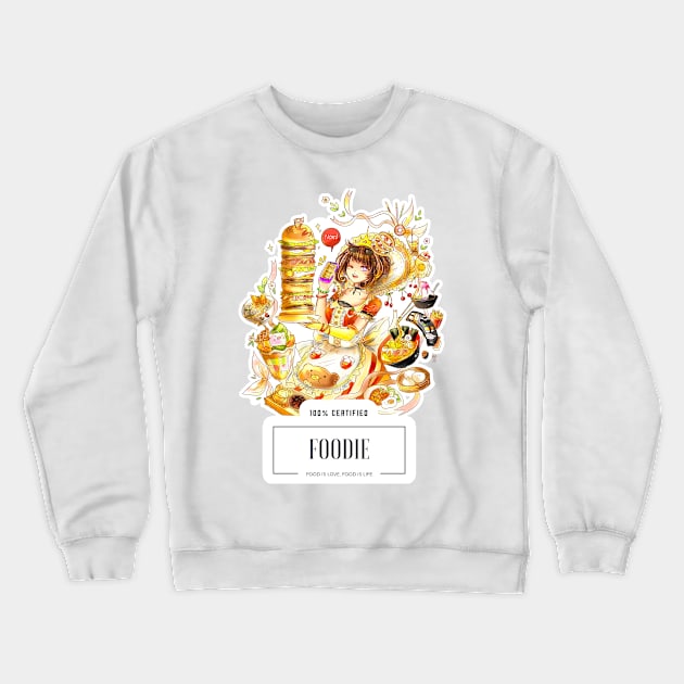 Princess Hobby #03 - FOODIE Crewneck Sweatshirt by candypiggy